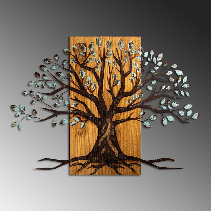 Wallity Willow - 382-A Accesorio de Pared Decorativa de Madera y Metal Wallity Willow - 382-A Accesorio de Pared Decorativa de Madera y Metal